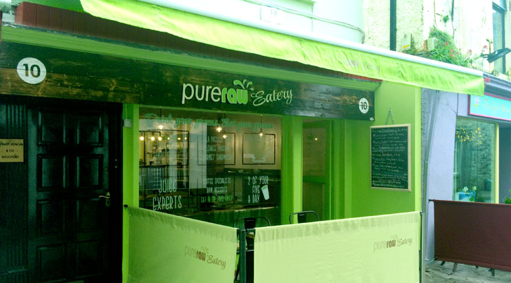 PureRaw Eatery at 10 Upper Abbeygate Street