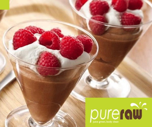 HEALTHY DARK CHOCOLATE MOUSSE IN 2 MINUTES