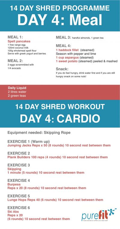 DAY 4: SHRED &amp; BURN