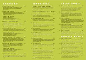 Pureraw Eatery New Menu Launched
